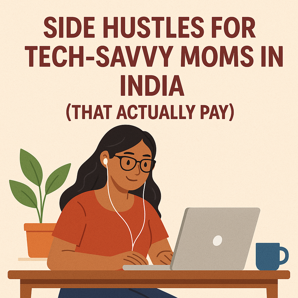 Side Hustles for Tech-Savvy Moms in India (That Actually Pay)